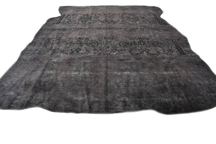 Detail image of 9' 7 x 12' 5 Hand Knotted Ultra Vintage Persian Wool Rug