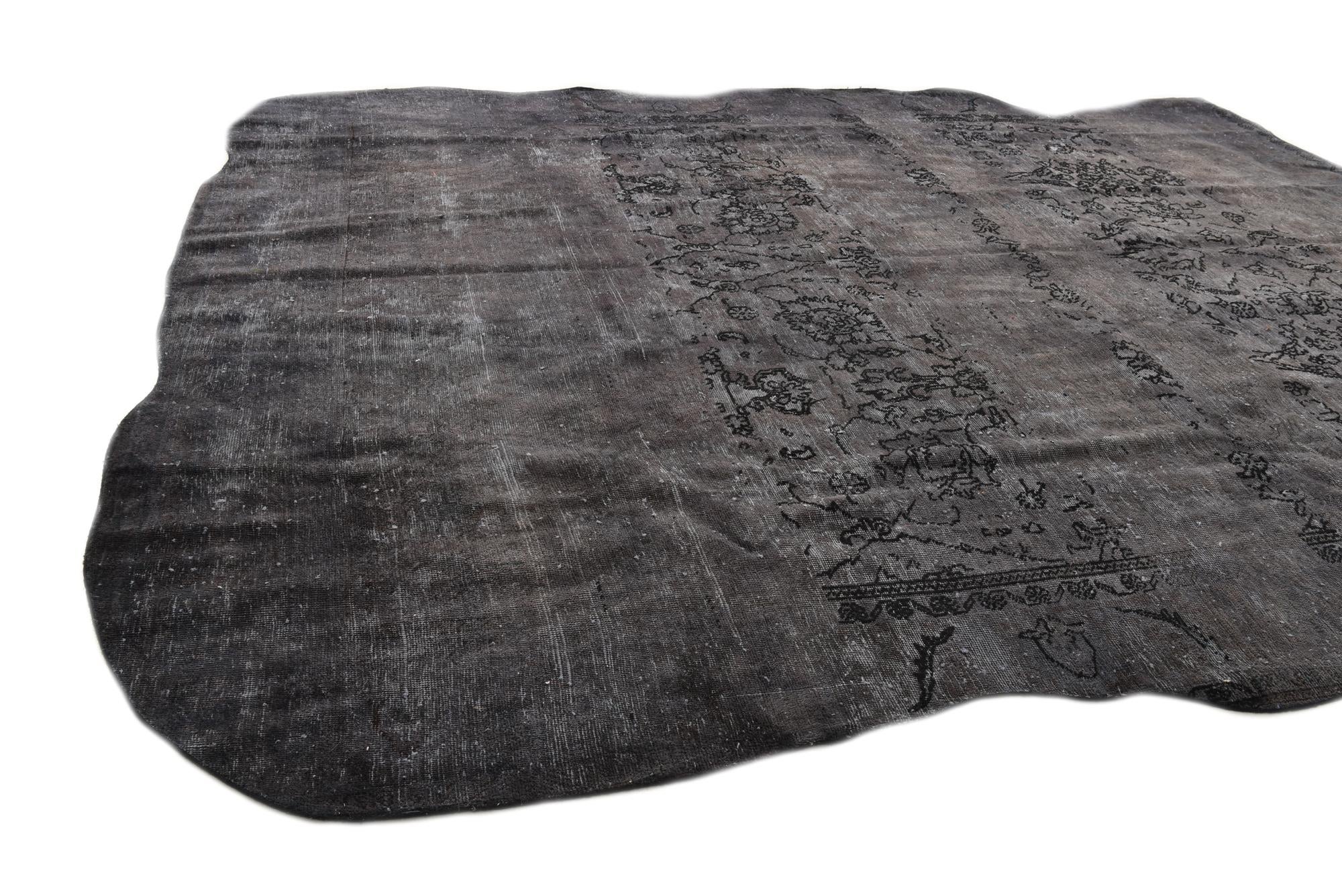 9' 7 x 12' 5 Hand Knotted Ultra Vintage Persian Wool Rug