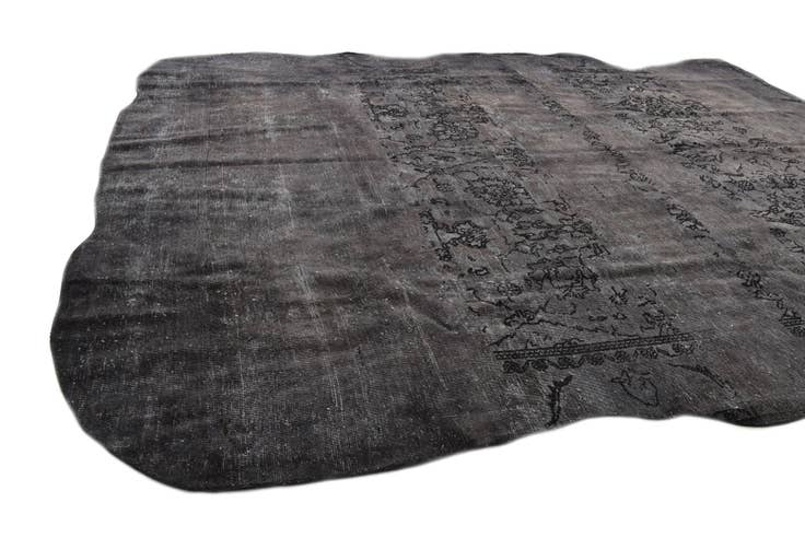 Detail image of 9' 7 x 12' 5 Hand Knotted Ultra Vintage Persian Wool Rug