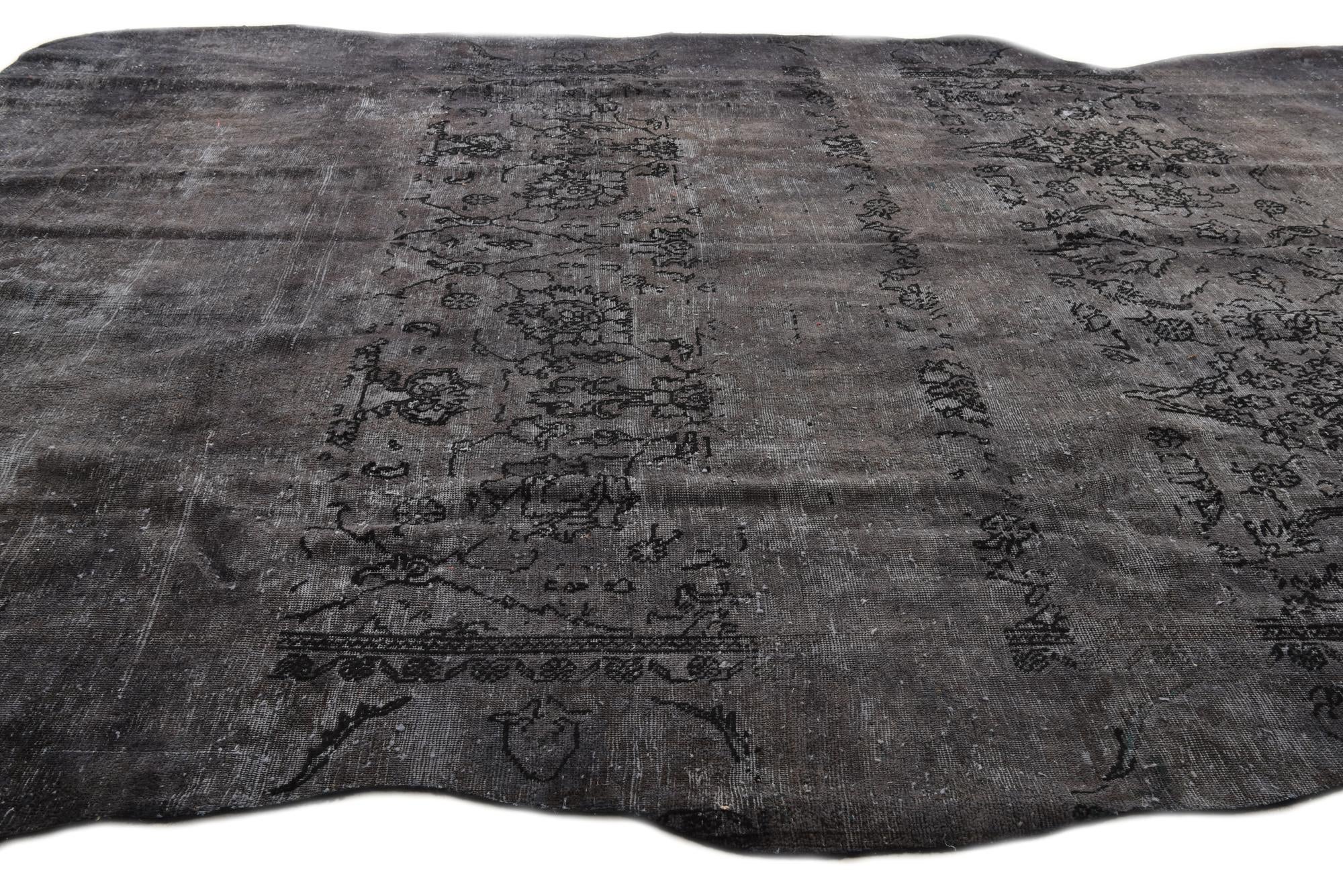 9' 7 x 12' 5 Hand Knotted Ultra Vintage Persian Wool Rug