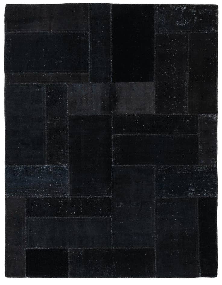 Detail image of 5' 8 x 7' 8 Hand Knotted Ultra Vintage Persian Wool Rug
