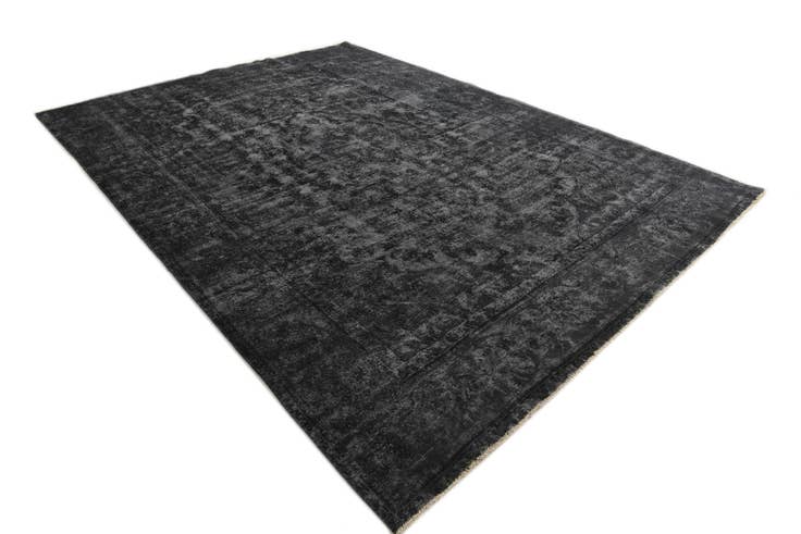 Detail image of 9' 3 x 12' Hand Knotted Ultra Vintage Persian Wool Rug