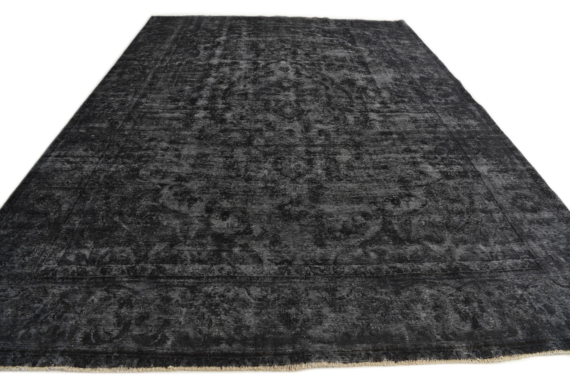 9' 3 x 12' Hand Knotted Ultra Vintage Persian Wool Rug