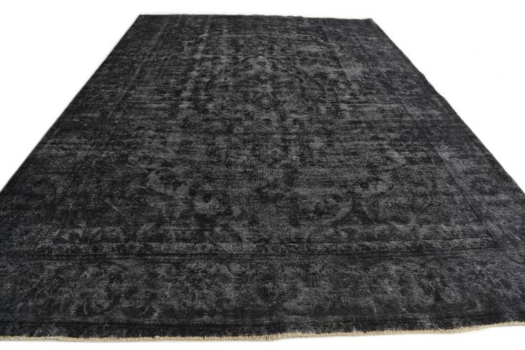 Detail image of 9' 3 x 12' Hand Knotted Ultra Vintage Persian Wool Rug