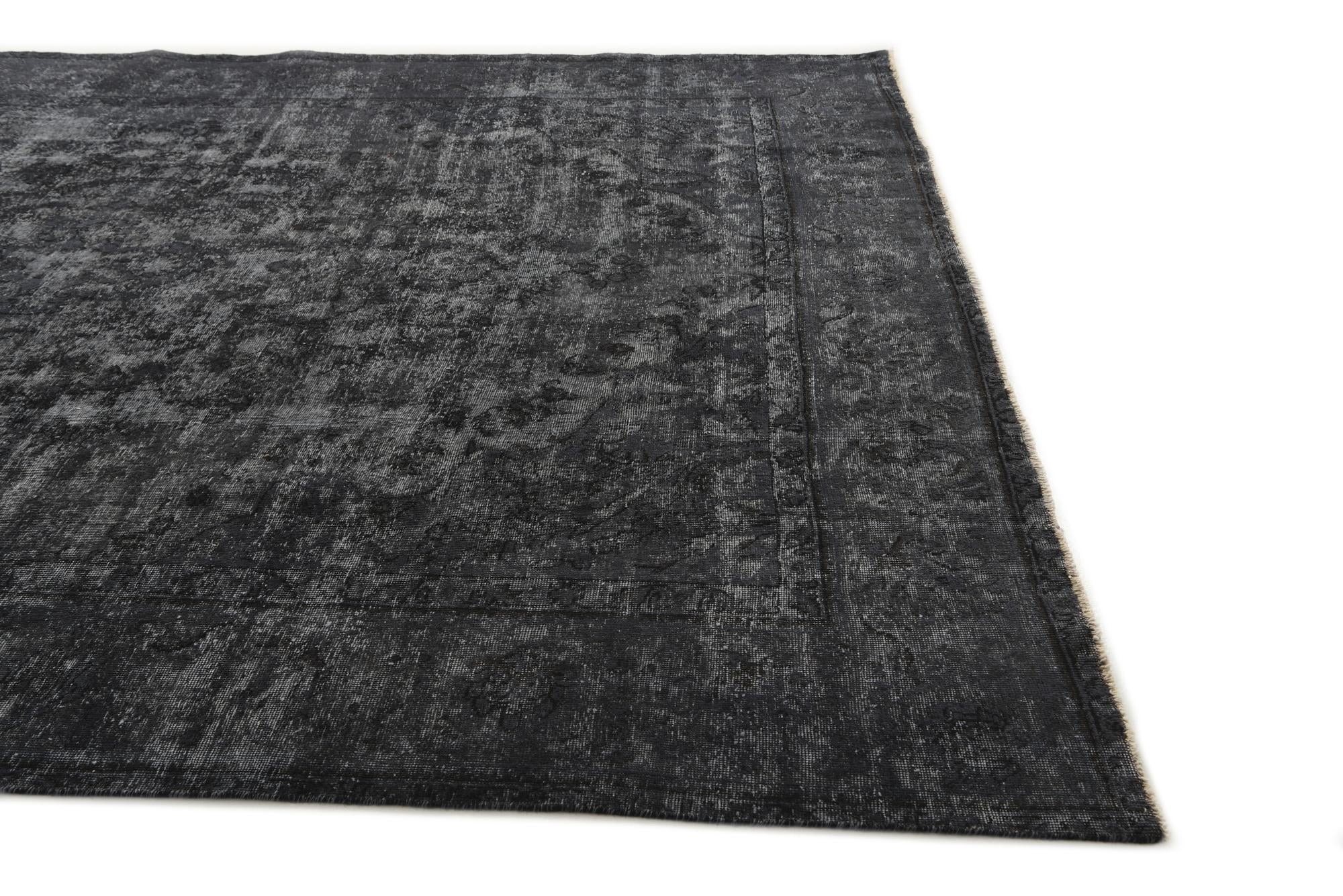 9' 3 x 12' Hand Knotted Ultra Vintage Persian Wool Rug