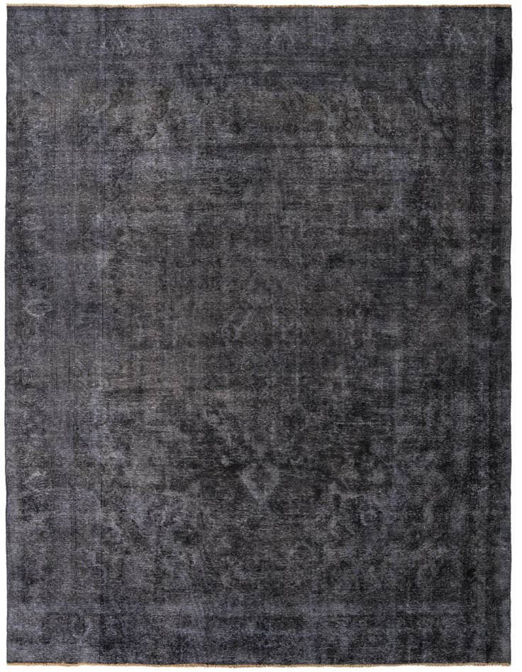 Detail image of 9' 3 x 12' 6 Hand Knotted Ultra Vintage Persian Wool Rug