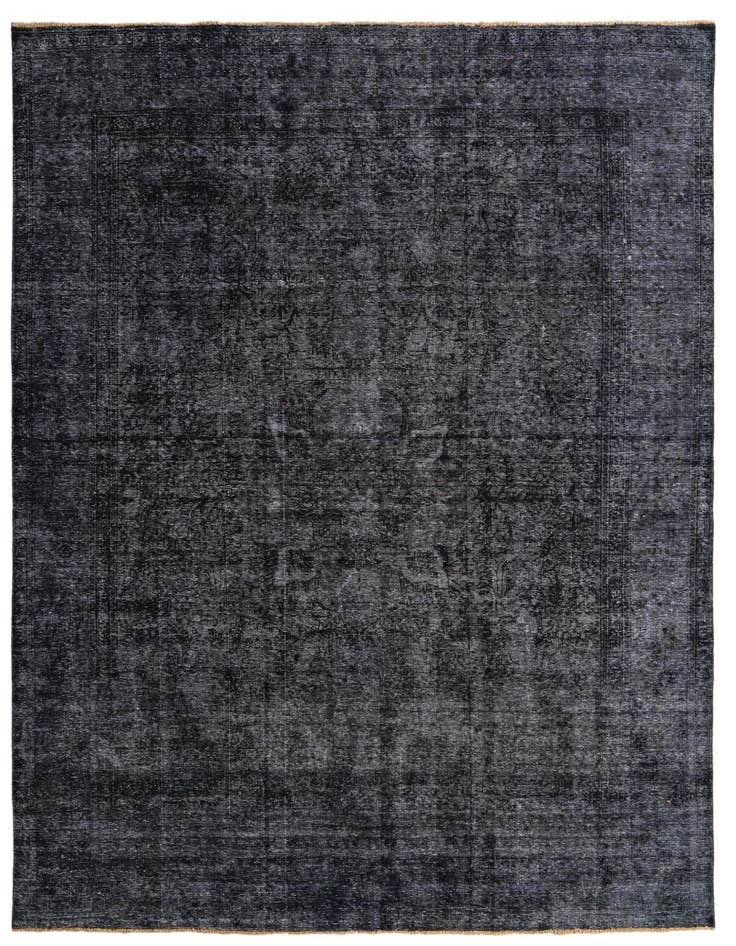 Detail image of 9' 7 x 11' 10 Hand Knotted Ultra Vintage Persian Wool Rug