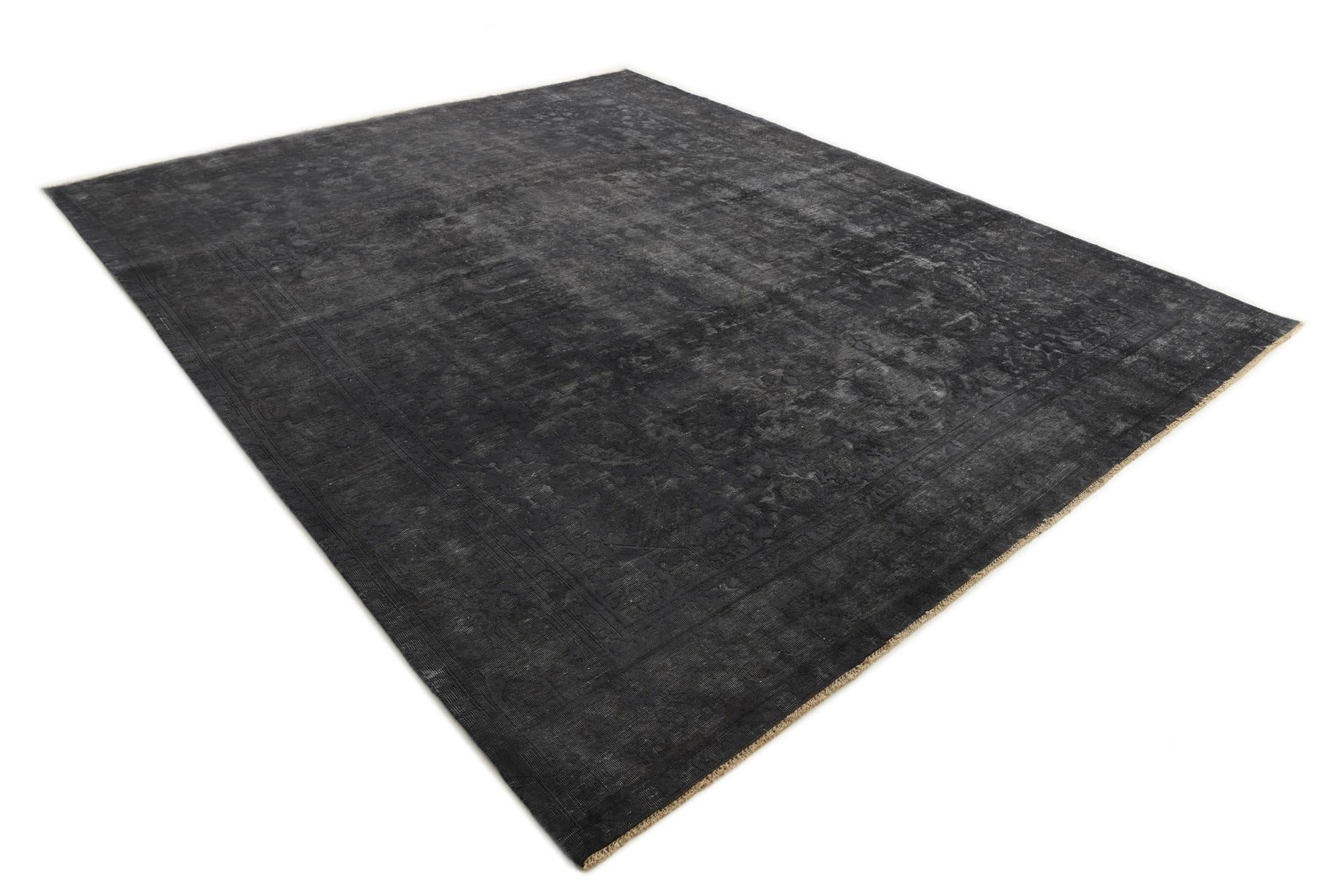 9' 9 x 12' 3 Hand Knotted Ultra Vintage Persian Wool Rug