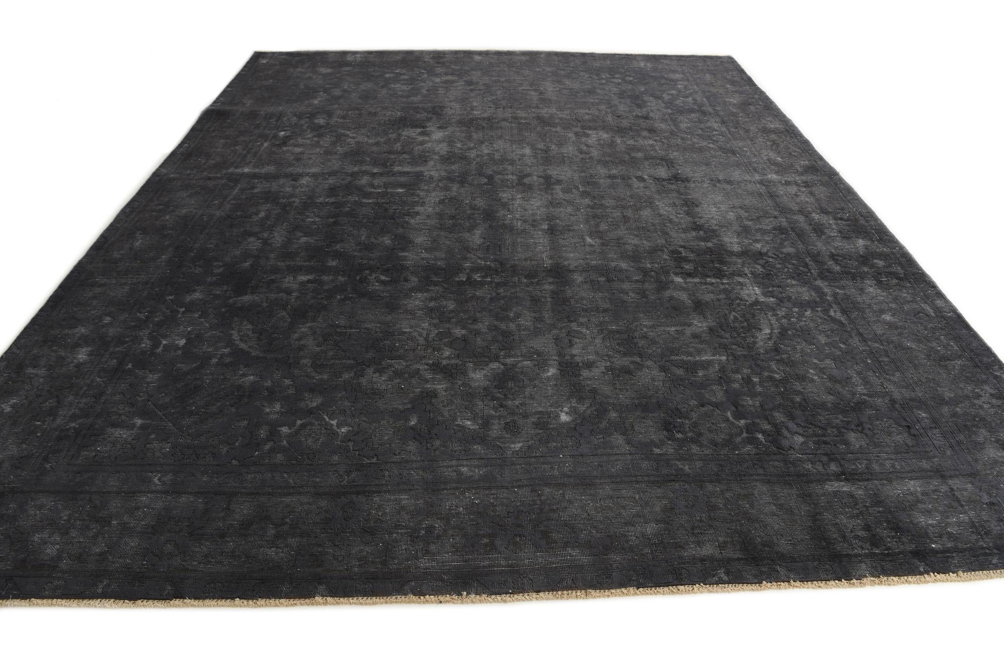 9' 9 x 12' 3 Hand Knotted Ultra Vintage Persian Wool Rug