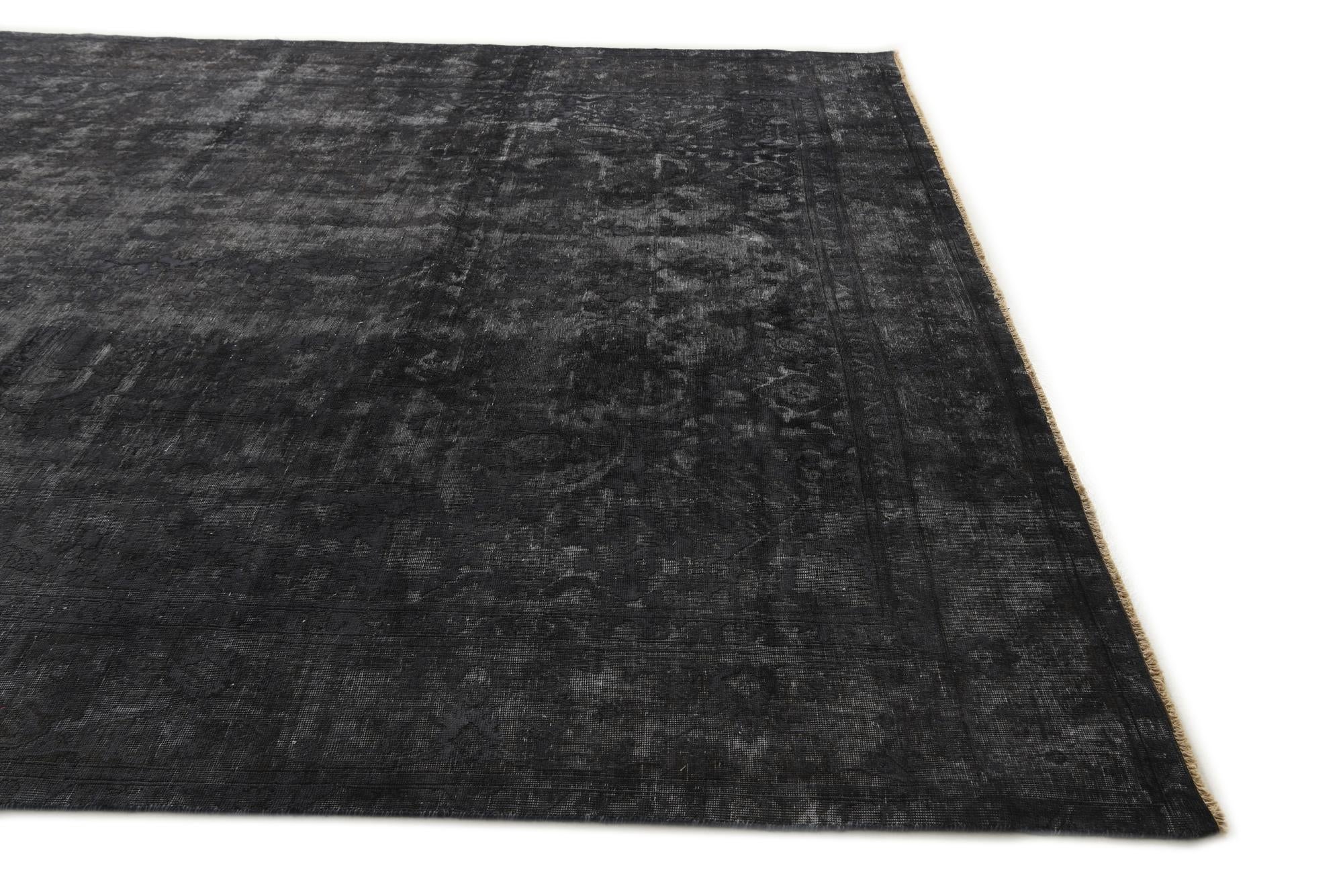 9' 9 x 12' 3 Hand Knotted Ultra Vintage Persian Wool Rug