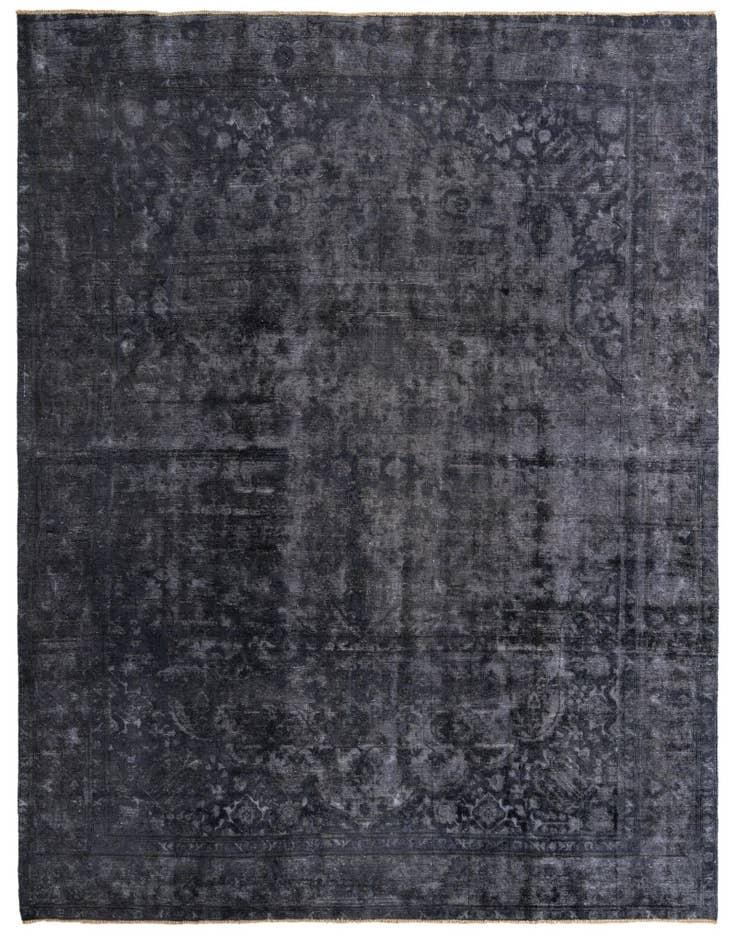 Detail image of 9' 9 x 12' 3 Hand Knotted Ultra Vintage Persian Wool Rug