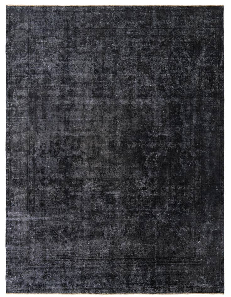 Detail image of 9' 2 x 12' 4 Hand Knotted Ultra Vintage Persian Wool Rug