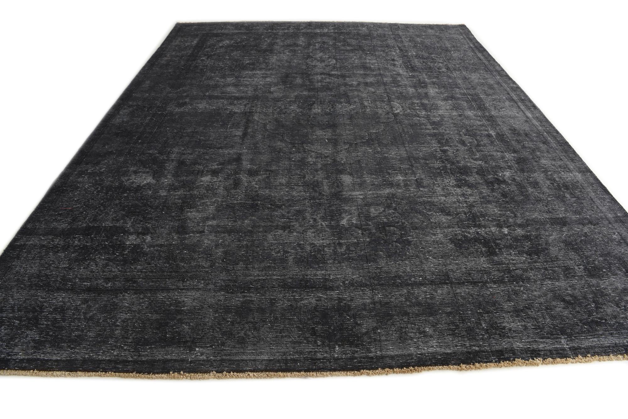 9' 4 x 12' 3 Hand Knotted Ultra Vintage Persian Wool Rug