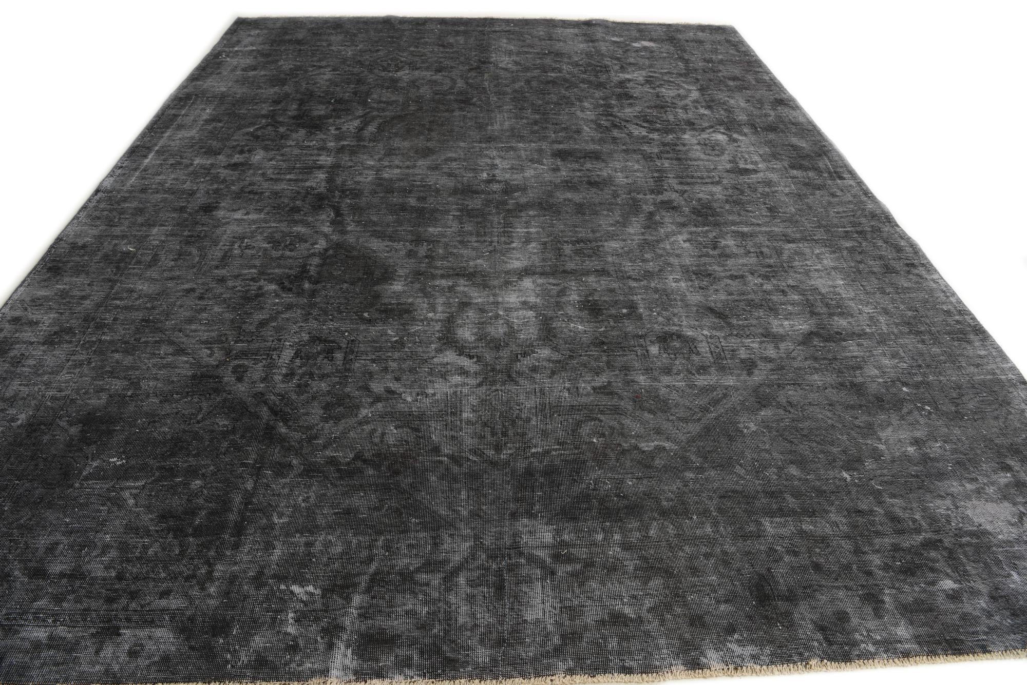 9' 3 x 12' 6 Hand Knotted Ultra Vintage Persian Wool Rug