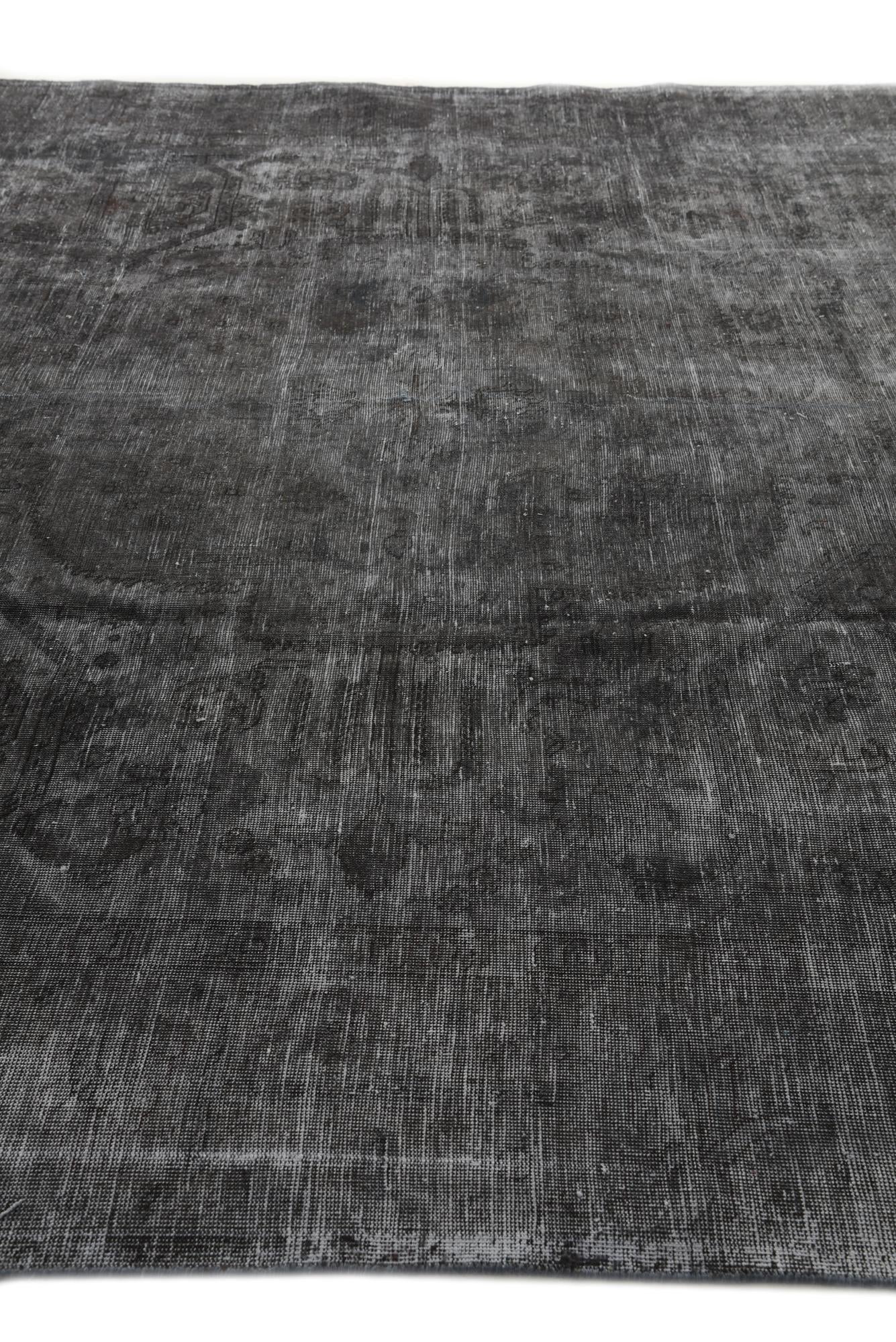 9' 3 x 12' 6 Hand Knotted Ultra Vintage Persian Wool Rug