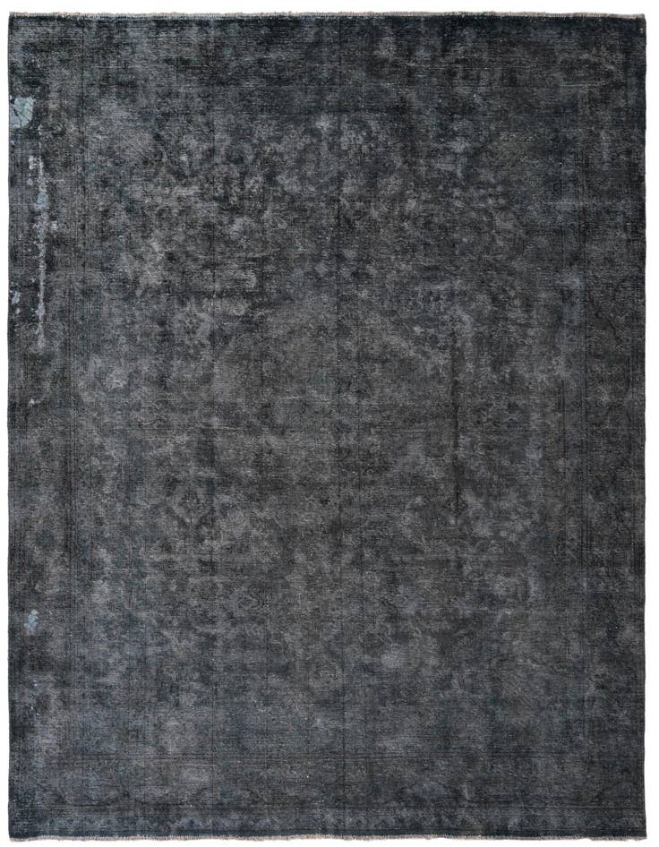 Detail image of 9' 6 x 13' Hand Knotted Ultra Vintage Persian Wool Rug