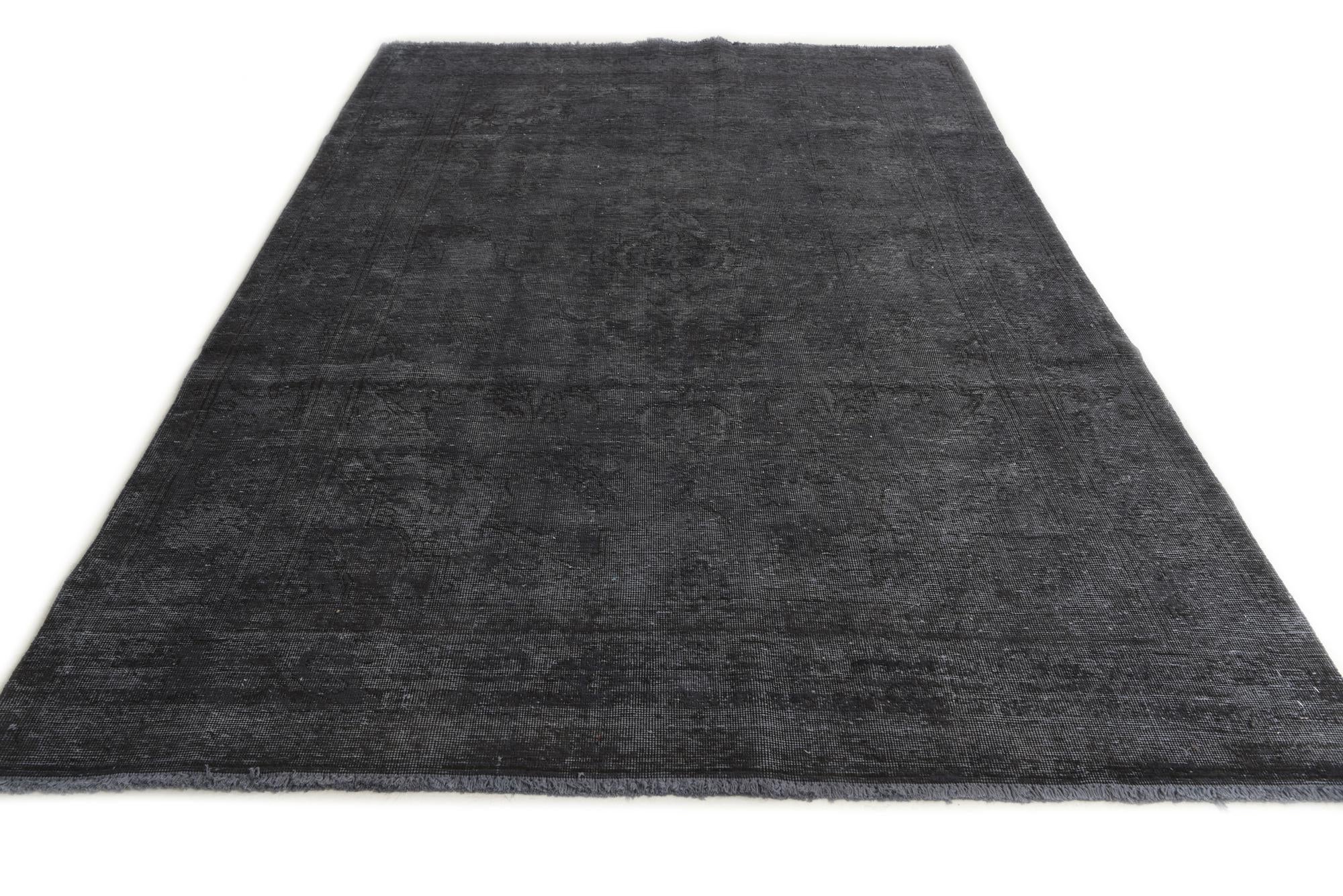 6' 4 x 9' 6 Hand Knotted Ultra Vintage Persian Wool Rug