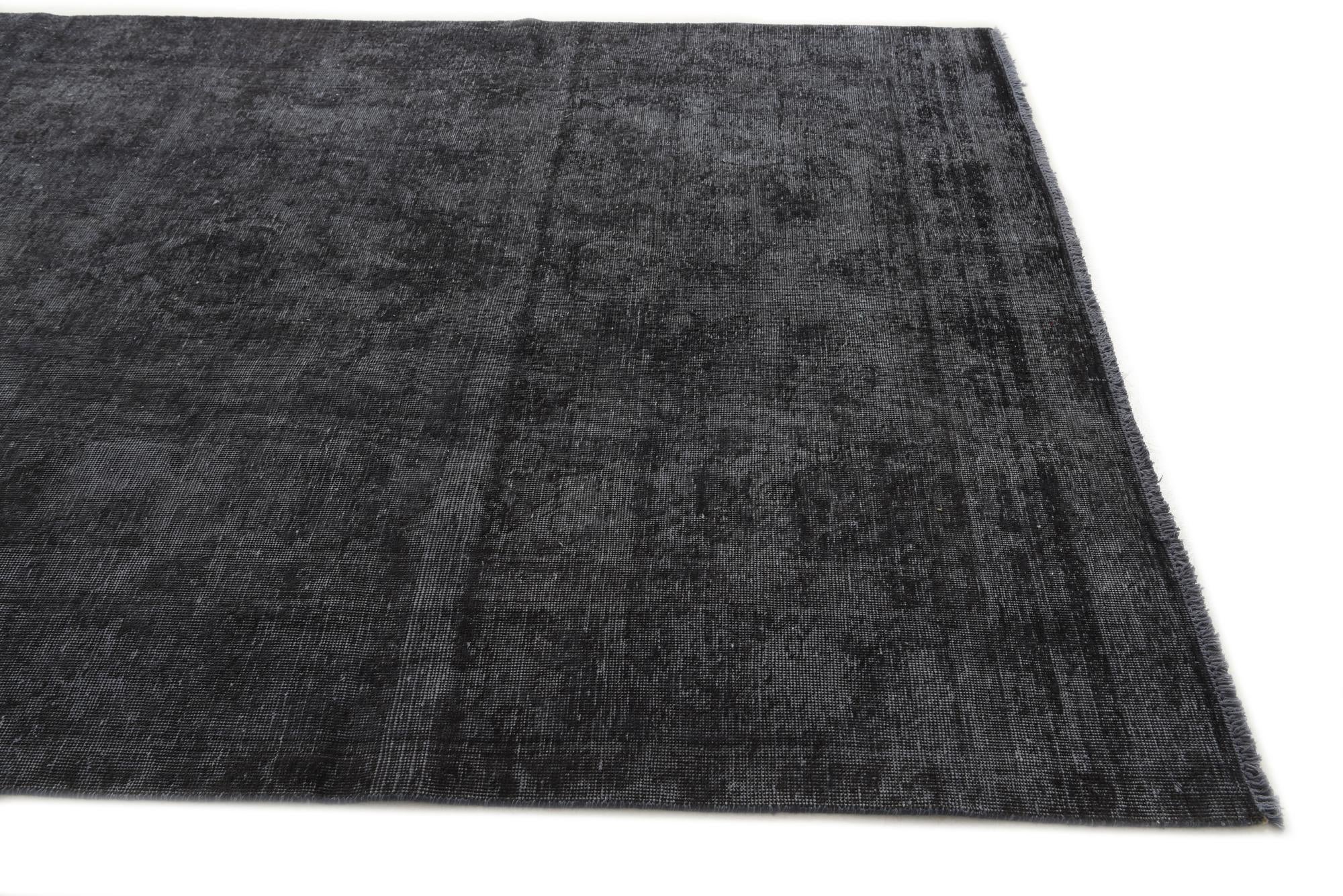 6' 4 x 9' 6 Hand Knotted Ultra Vintage Persian Wool Rug
