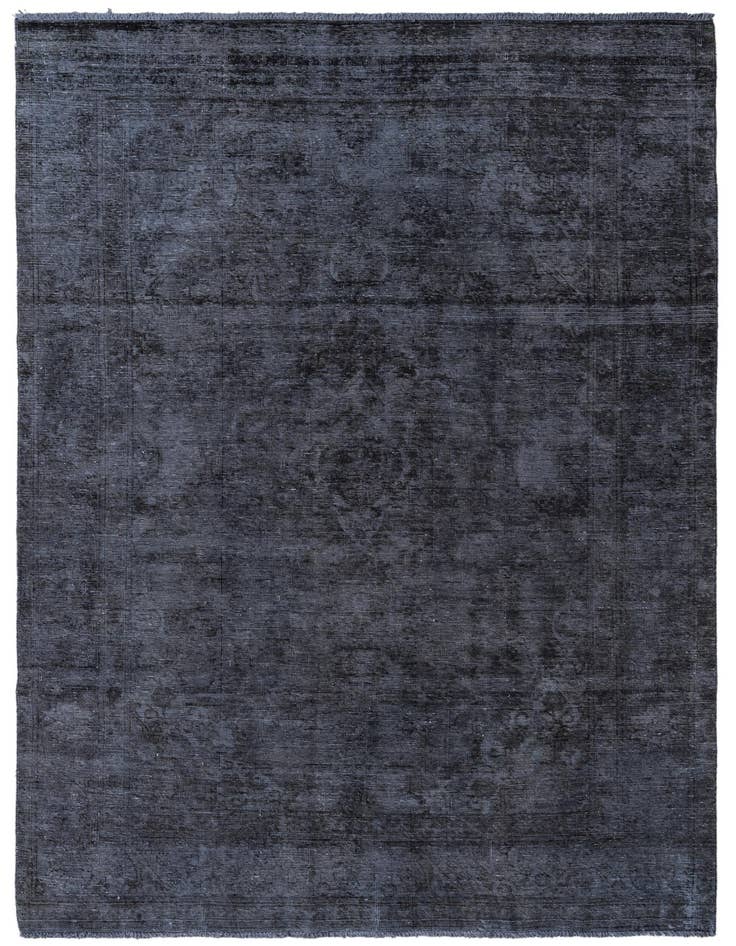 Detail image of 6' 4 x 9' 6 Hand Knotted Ultra Vintage Persian Wool Rug