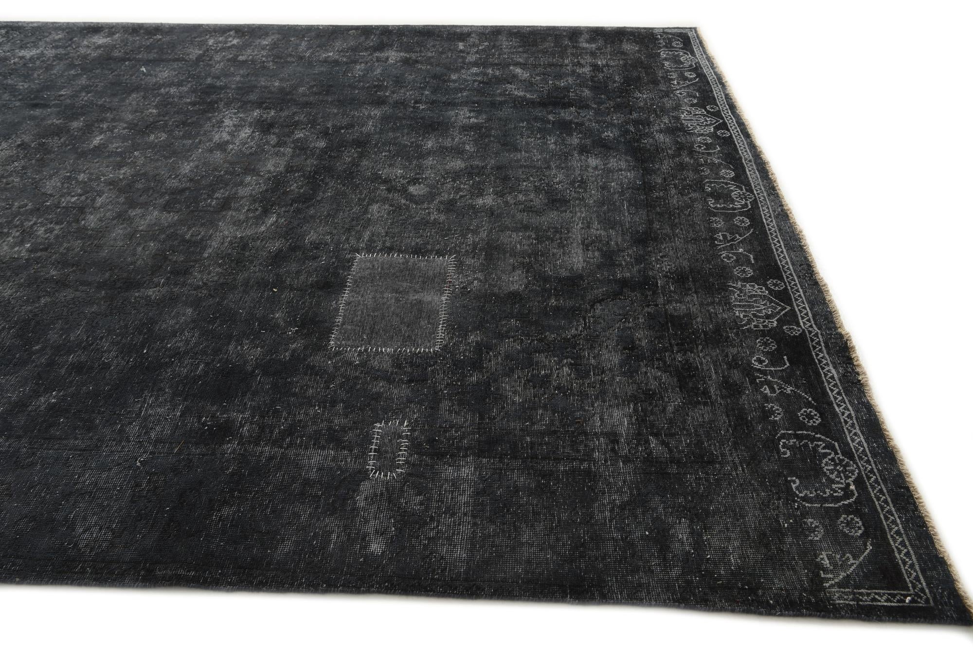 9' 5 x 11' 8 Hand Knotted Ultra Vintage Persian Wool Rug