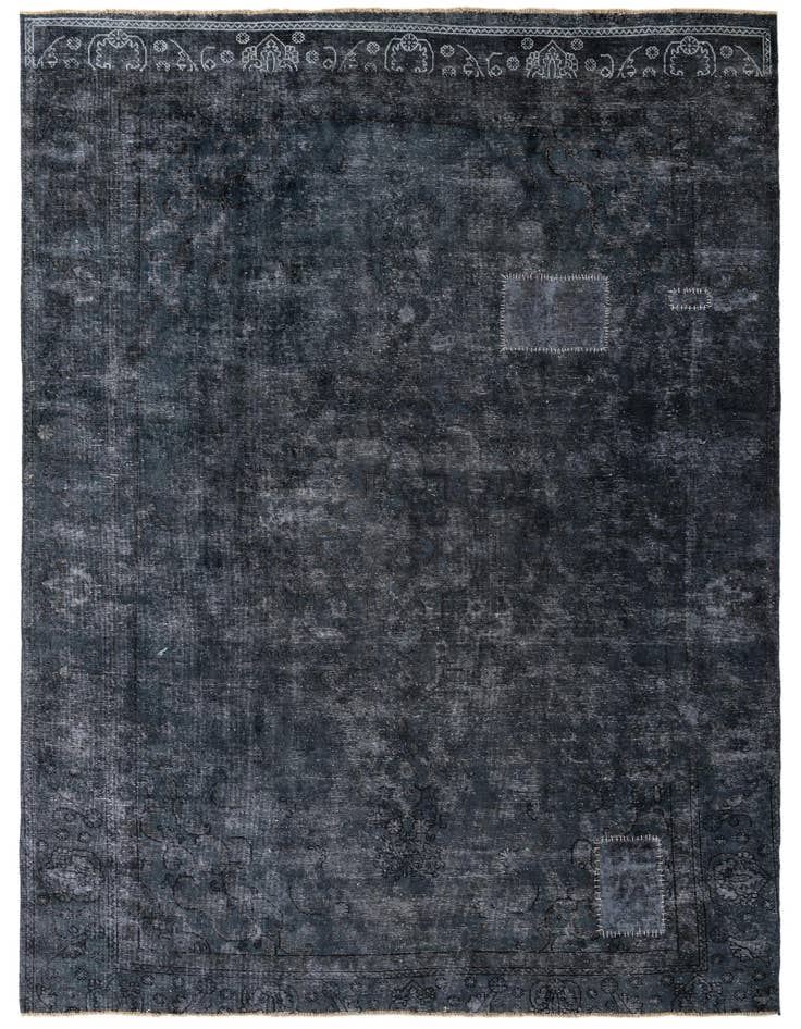 Detail image of 9' 5 x 11' 8 Hand Knotted Ultra Vintage Persian Wool Rug