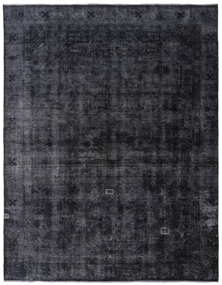 Detail image of 8' 10 x 12' 6 Hand Knotted Ultra Vintage Persian Wool Rug
