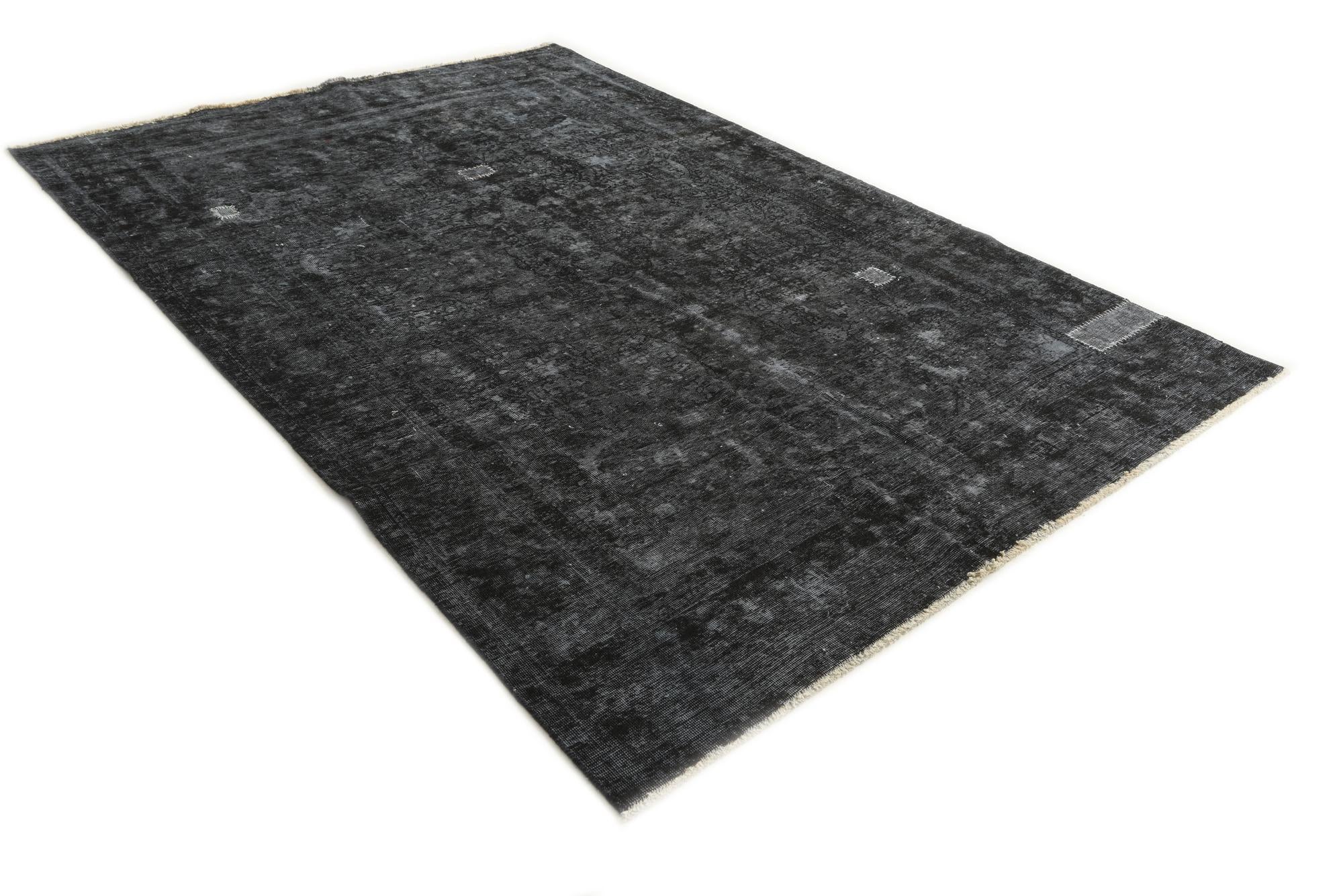 6' 7 x 9' 9 Hand Knotted Ultra Vintage Persian Wool Rug