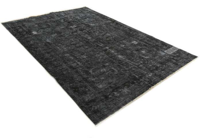 6' 7 x 9' 9 Hand Knotted Ultra Vintage Persian Wool Rug