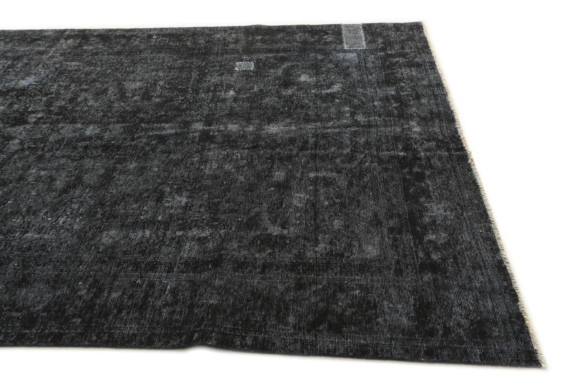 6' 7 x 9' 9 Hand Knotted Ultra Vintage Persian Wool Rug