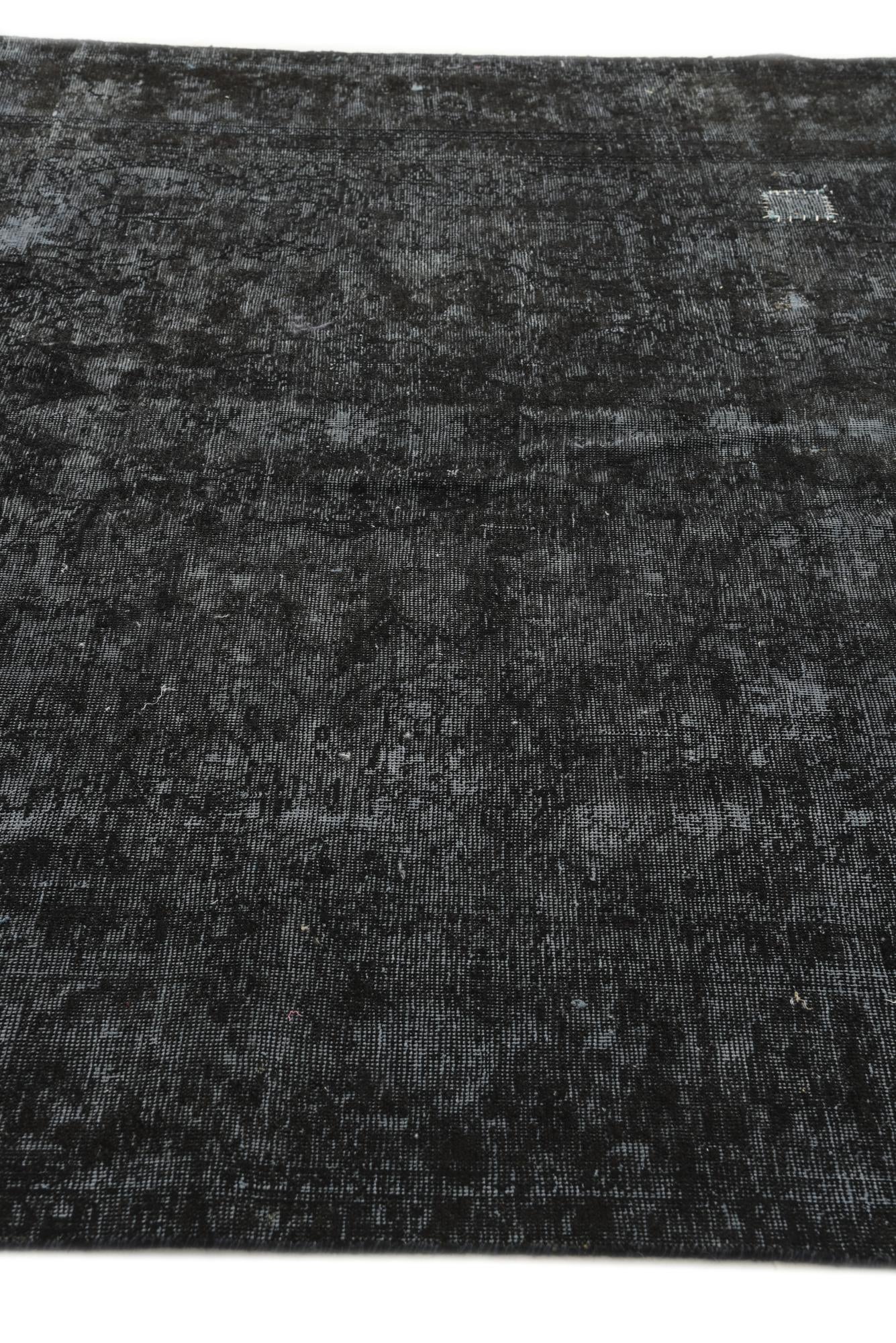 6' 7 x 9' 9 Hand Knotted Ultra Vintage Persian Wool Rug