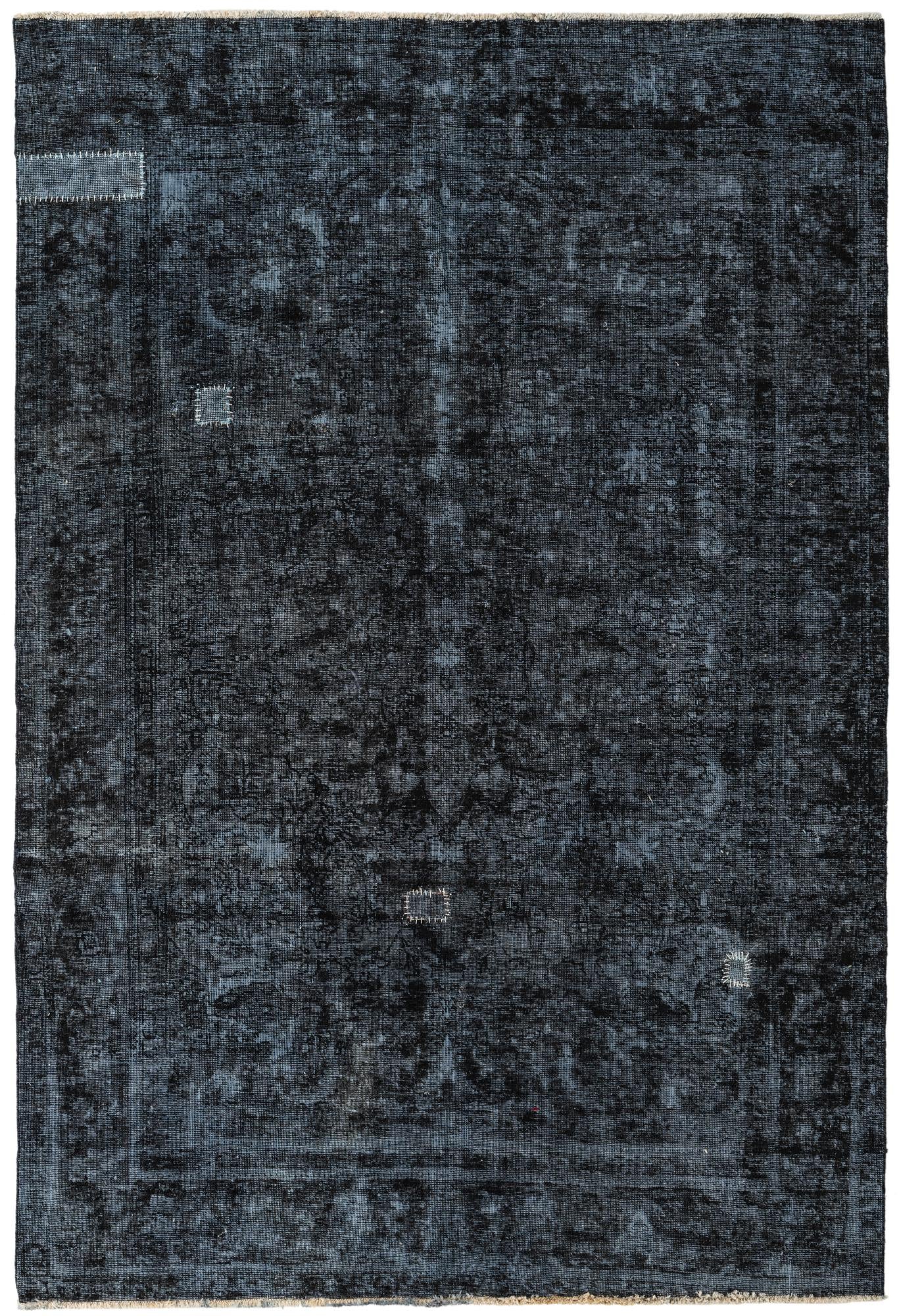 6' 7 x 9' 9 Hand Knotted Ultra Vintage Persian Wool Rug
