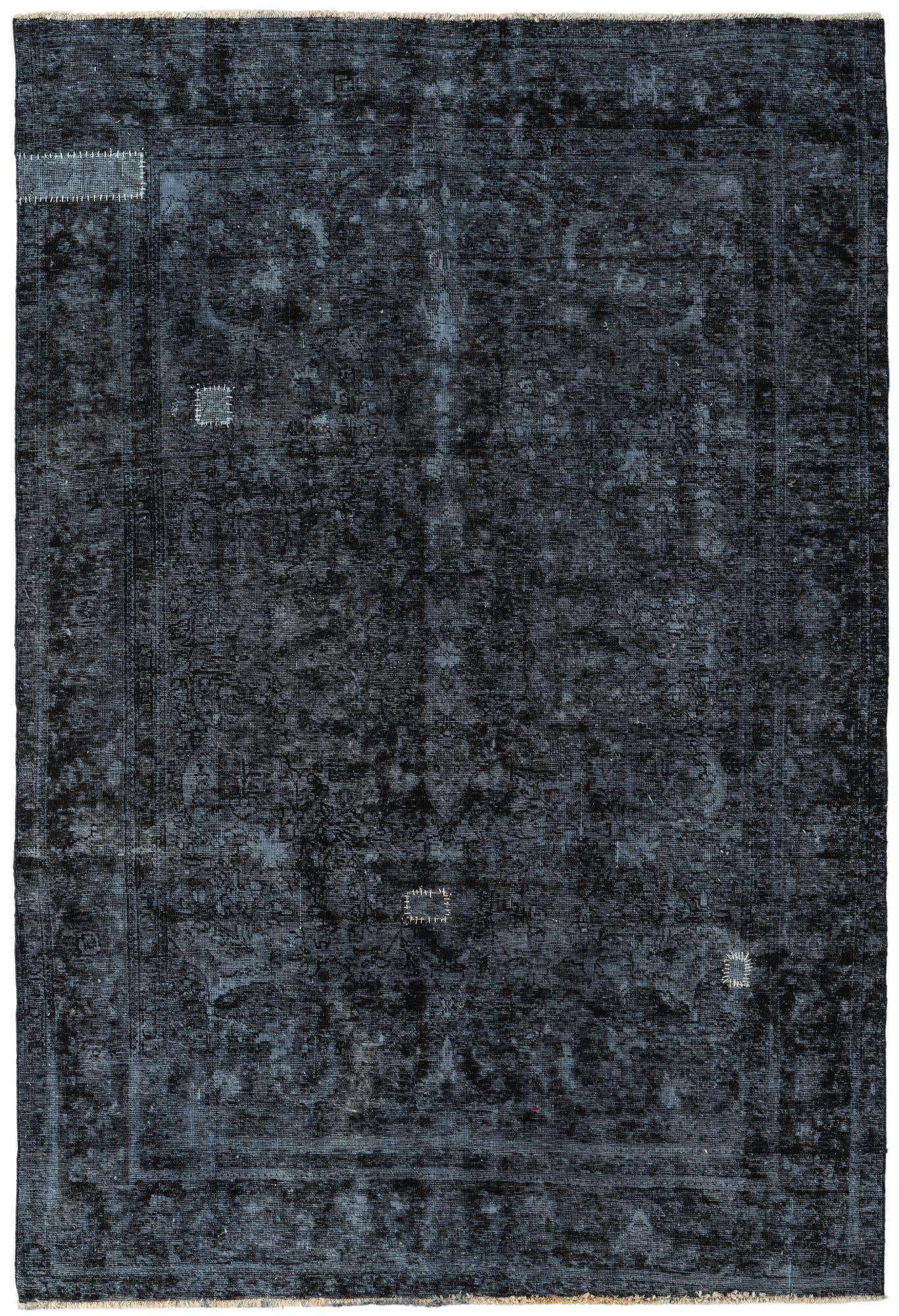 6' 7 x 9' 9 Hand Knotted Ultra Vintage Persian Wool Rug
