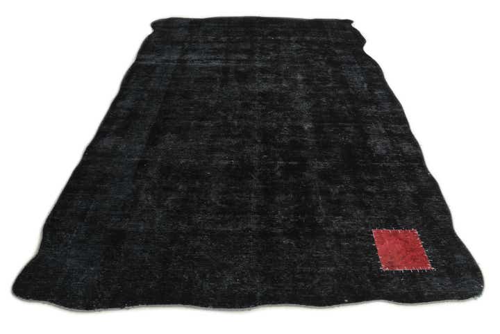 5' 9 x 9' Hand Knotted Ultra Vintage Persian Wool Rug