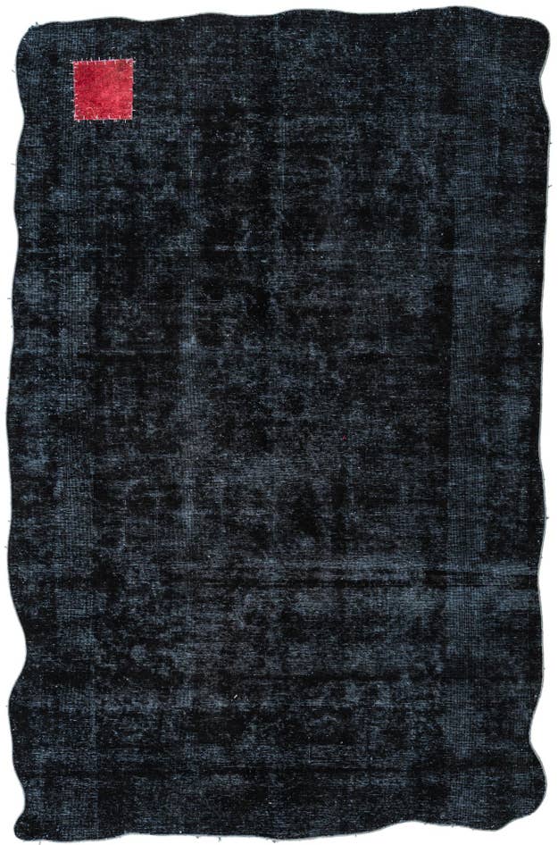 Detail image of 5' 9 x 9' Hand Knotted Ultra Vintage Persian Wool Rug