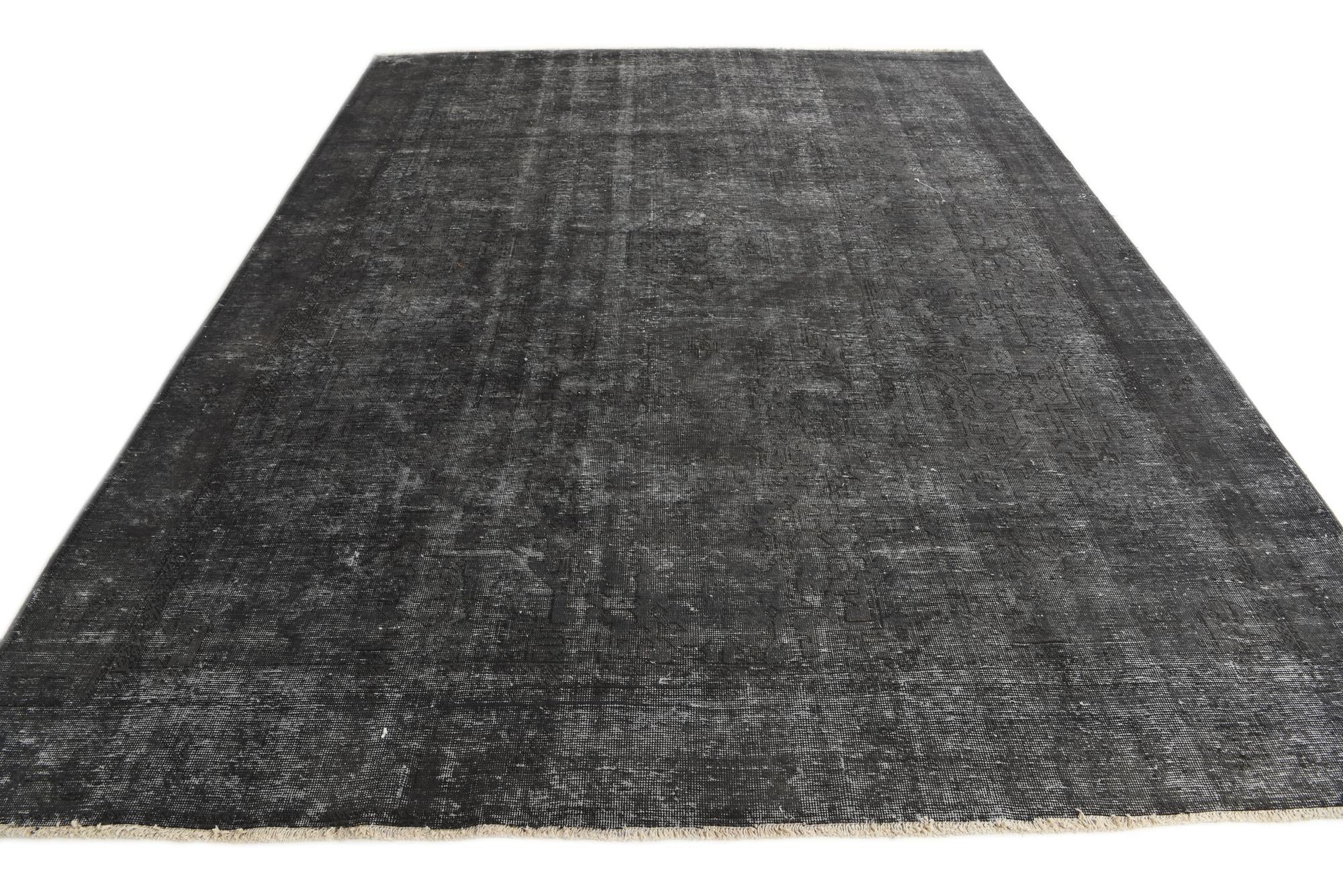 9' 5 x 12' 5 Hand Knotted Ultra Vintage Persian Wool Rug