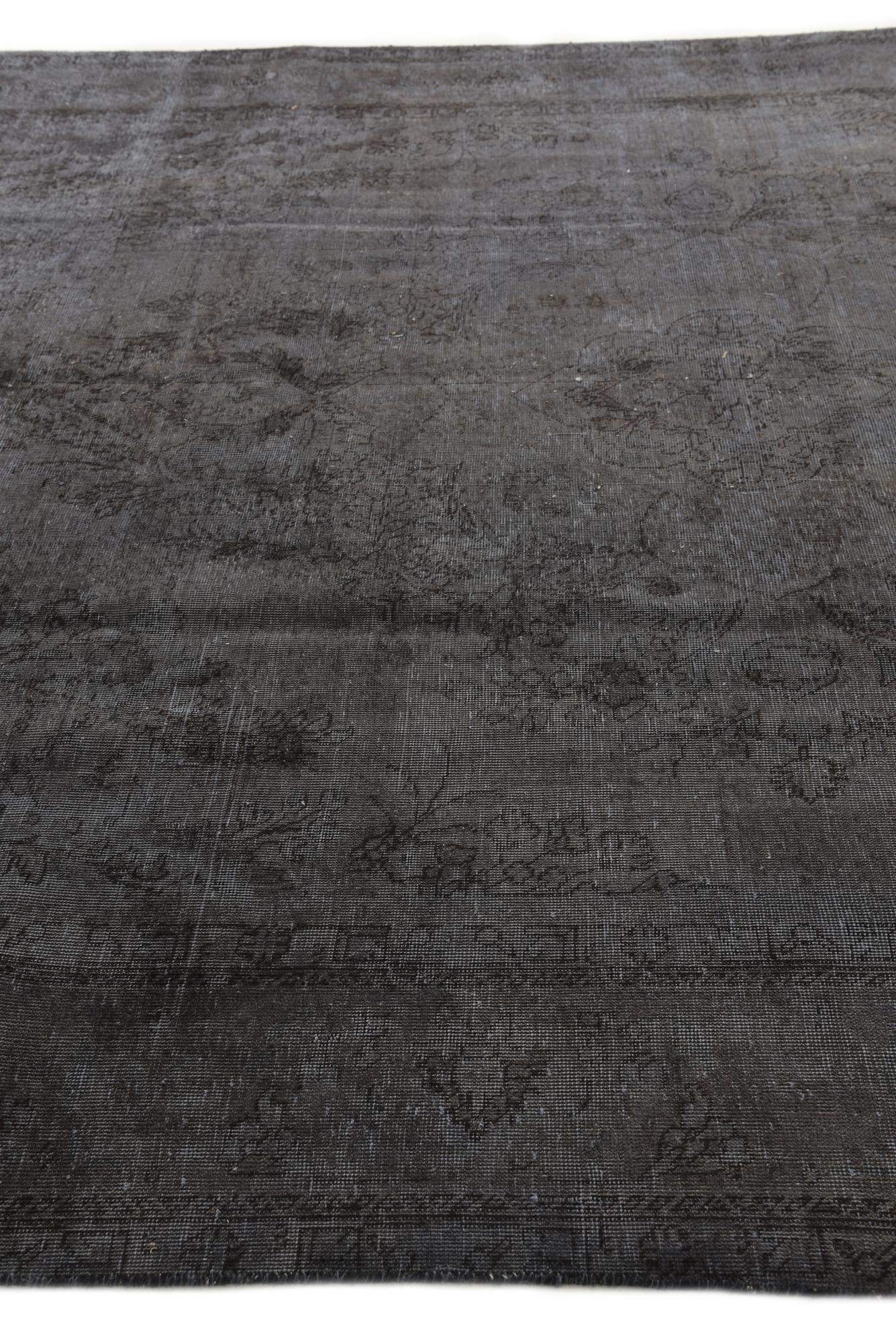 9' 5 x 12' 8 Hand Knotted Ultra Vintage Persian Wool Rug