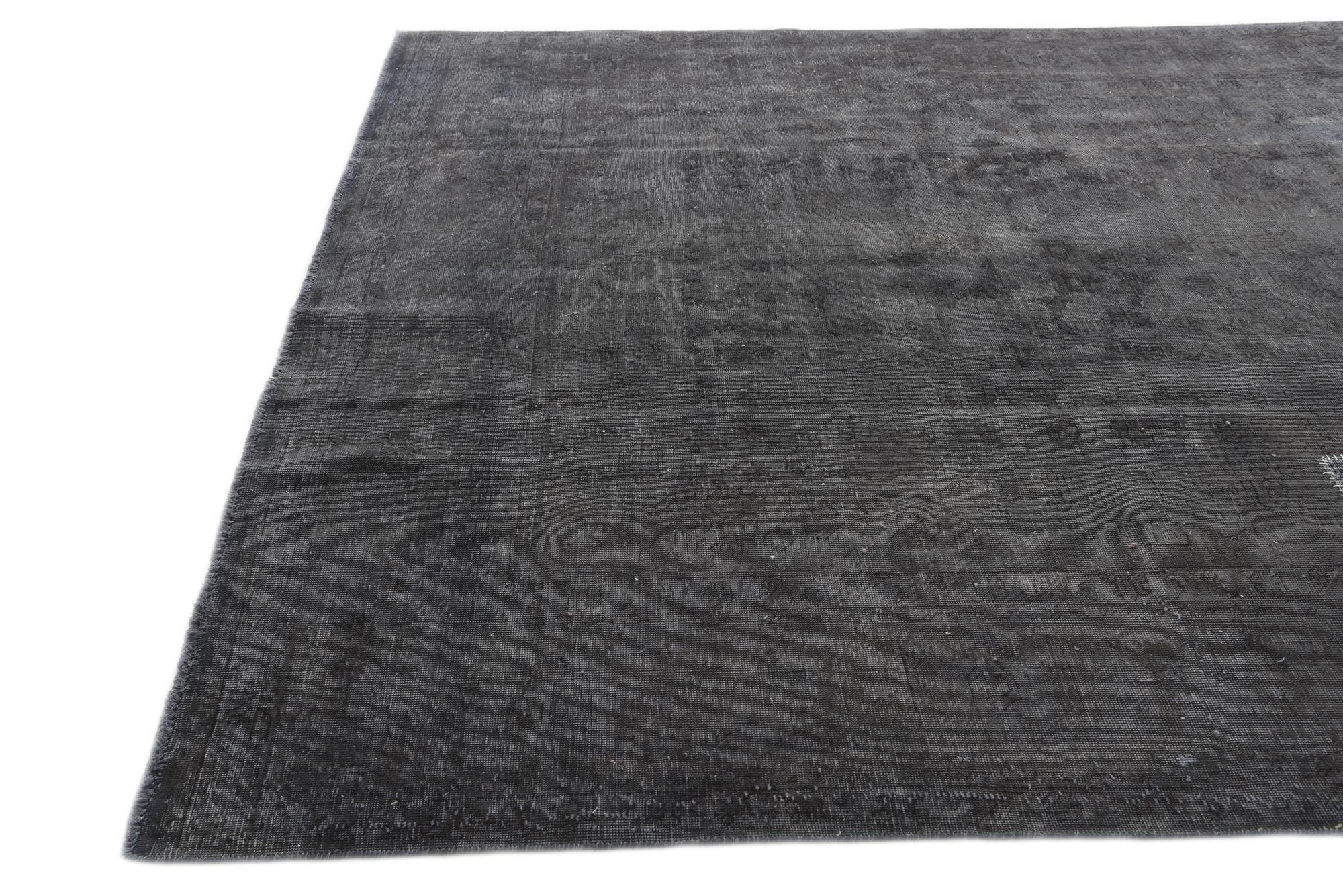 9' 5 x 12' 5 Hand Knotted Ultra Vintage Persian Wool Rug