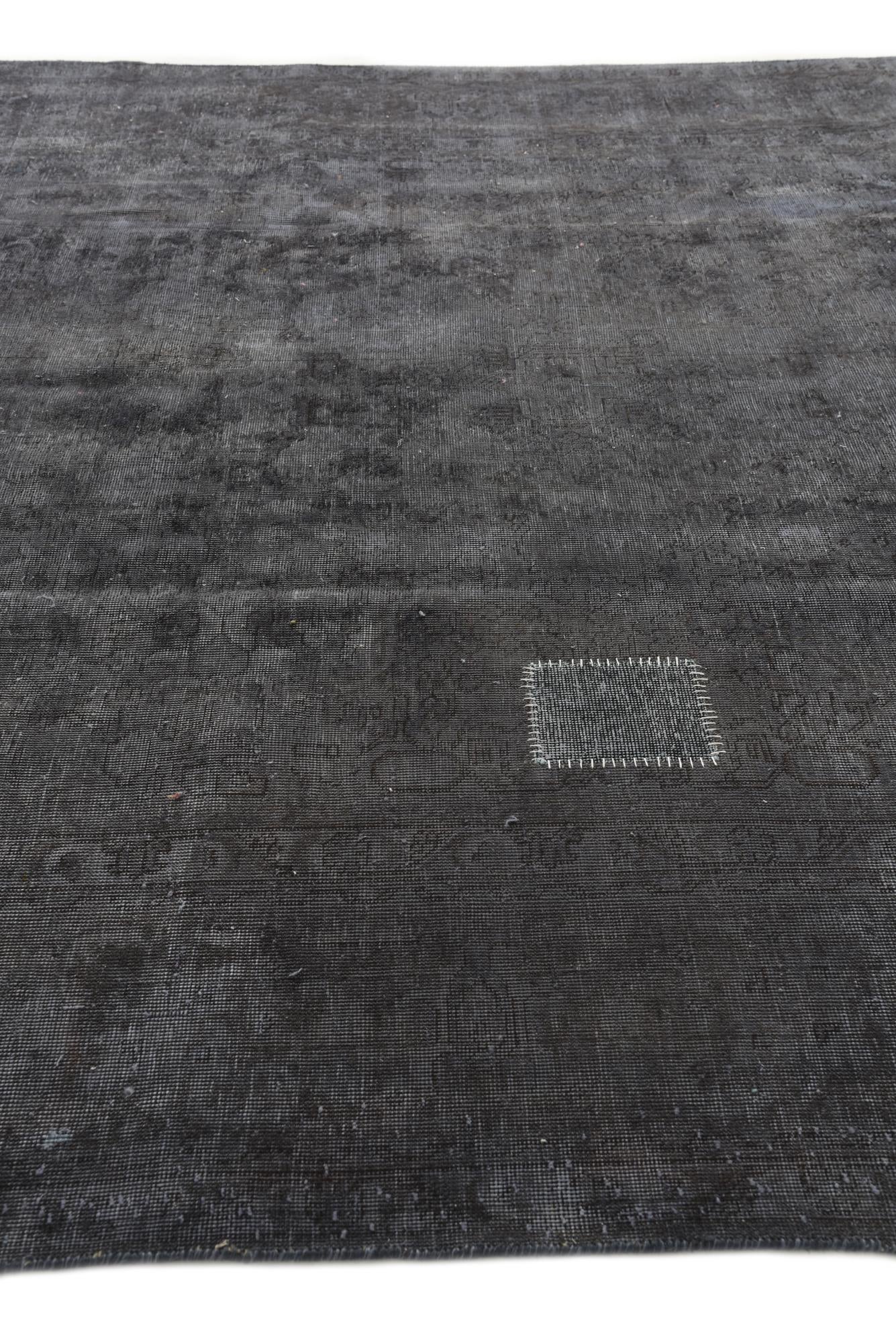 9' 5 x 12' 5 Hand Knotted Ultra Vintage Persian Wool Rug