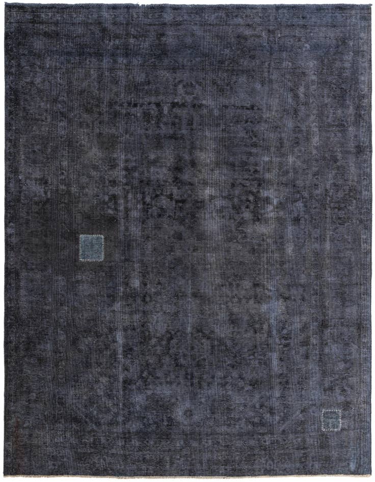 Detail image of 9' 5 x 12' 5 Hand Knotted Ultra Vintage Persian Wool Rug