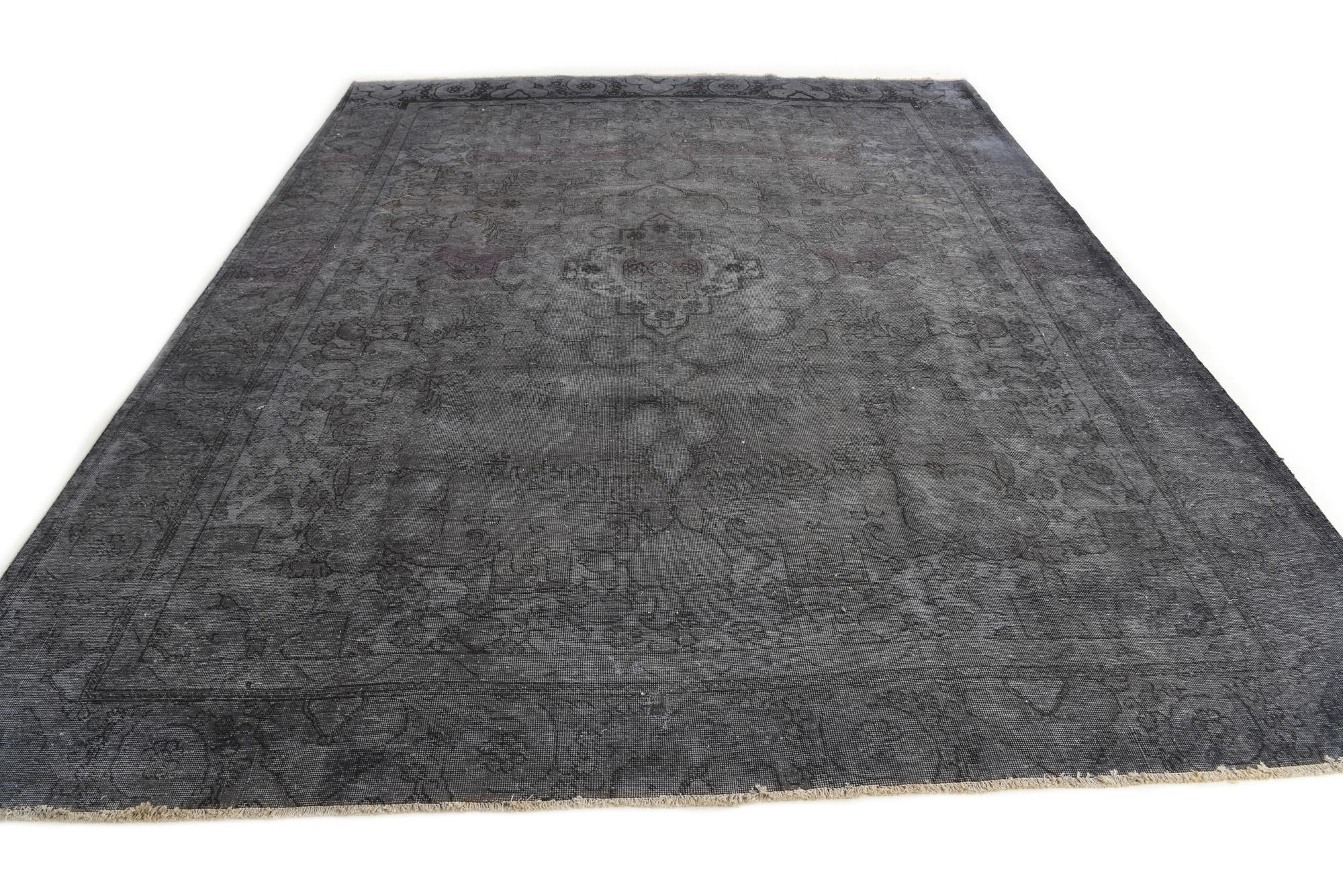 9' 5 x 12' Hand Knotted Ultra Vintage Persian Wool Rug