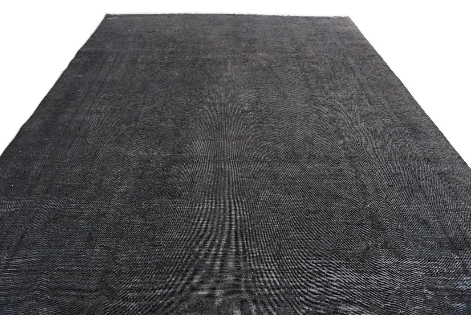9' 6 x 13' Hand Knotted Ultra Vintage Persian Wool Rug