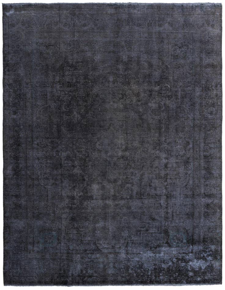 Detail image of 9' 6 x 13' Hand Knotted Ultra Vintage Persian Wool Rug