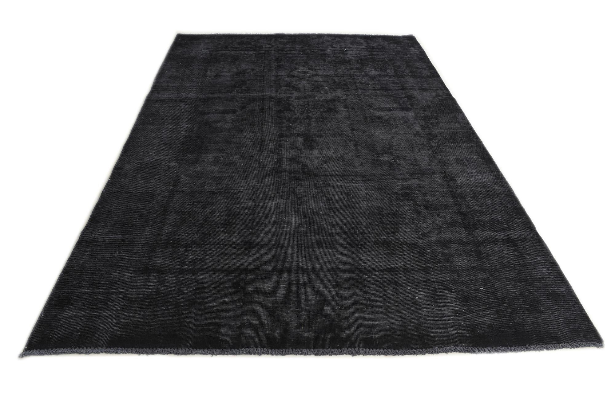 6' 3 x 9' 1 Hand Knotted Ultra Vintage Persian Wool Rug