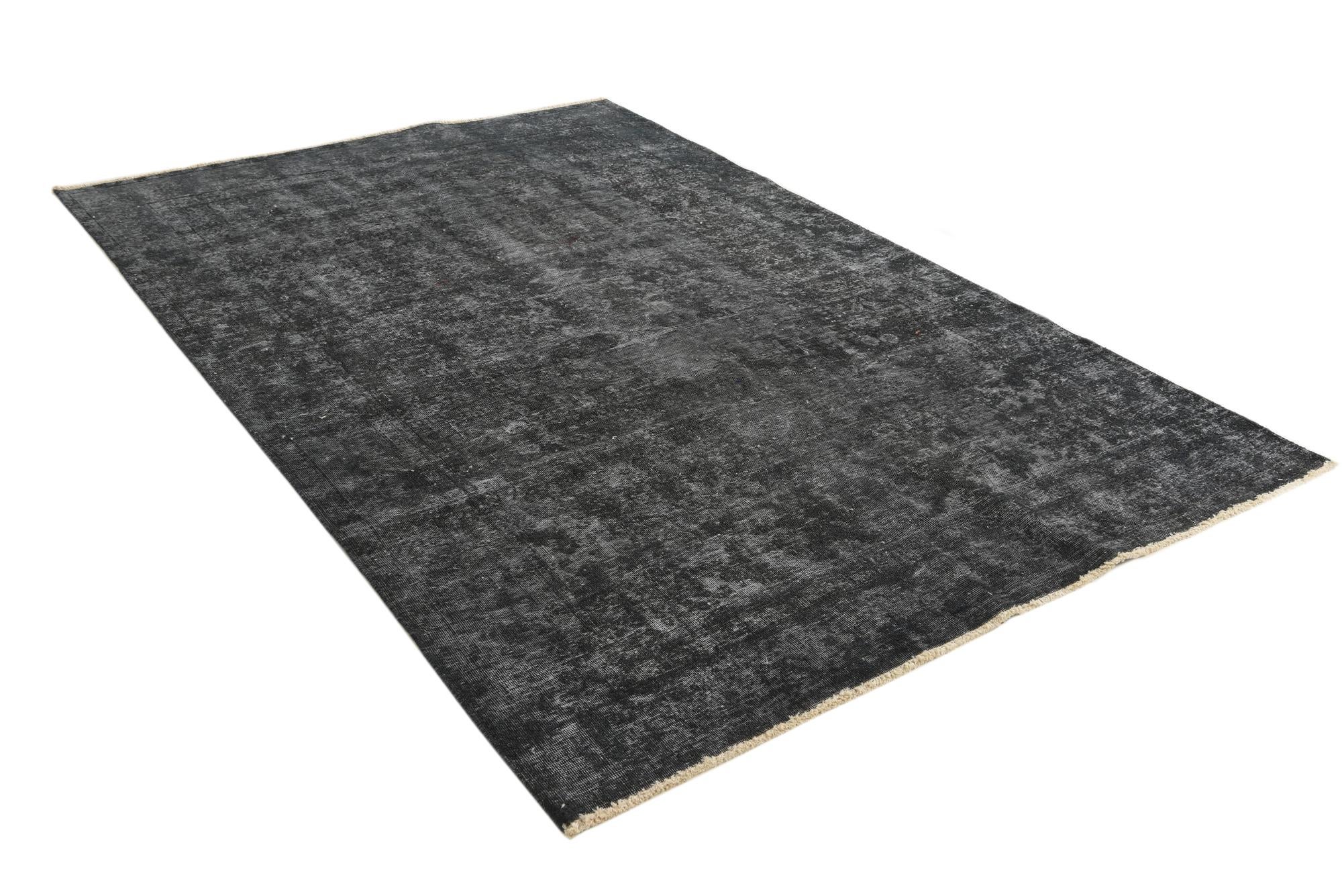 6' 8 x 9' 9 Hand Knotted Ultra Vintage Persian Wool Rug