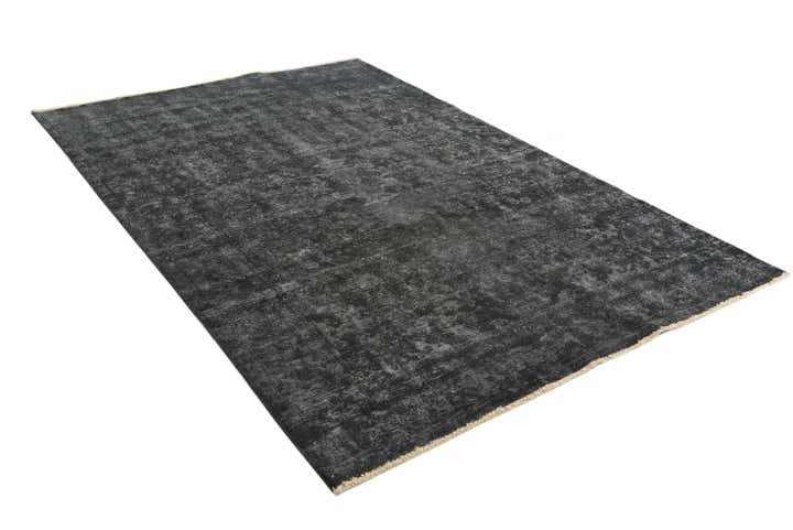 6' 8 x 9' 9 Hand Knotted Ultra Vintage Persian Wool Rug