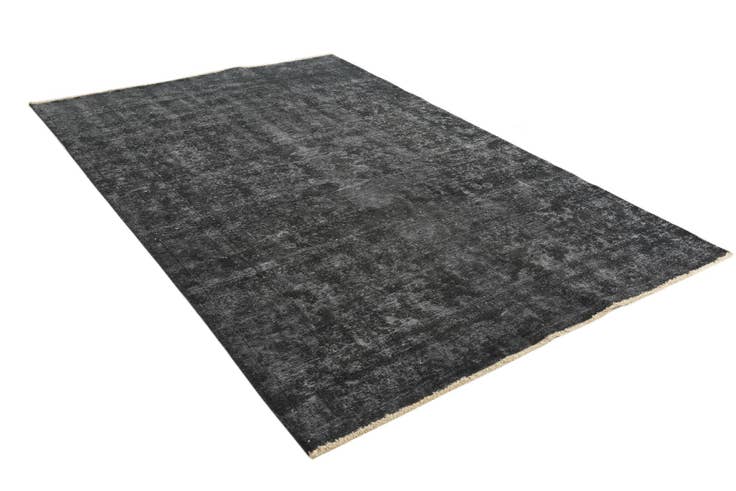 Detail image of 6' 8 x 9' 9 Hand Knotted Ultra Vintage Persian Wool Rug