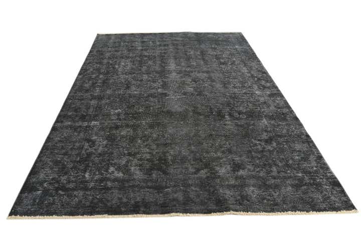 6' 8 x 9' 9 Hand Knotted Ultra Vintage Persian Wool Rug