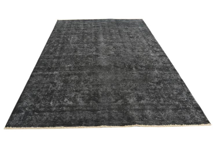 Detail image of 6' 8 x 9' 9 Hand Knotted Ultra Vintage Persian Wool Rug