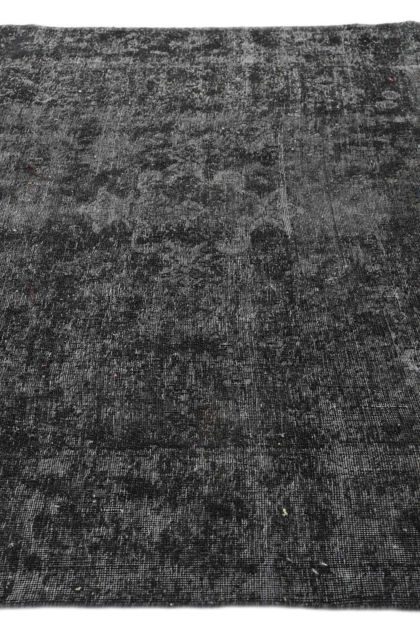 6' 8 x 9' 9 Hand Knotted Ultra Vintage Persian Wool Rug