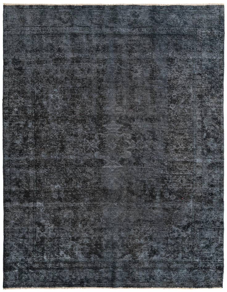 Detail image of 6' 8 x 9' 9 Hand Knotted Ultra Vintage Persian Wool Rug